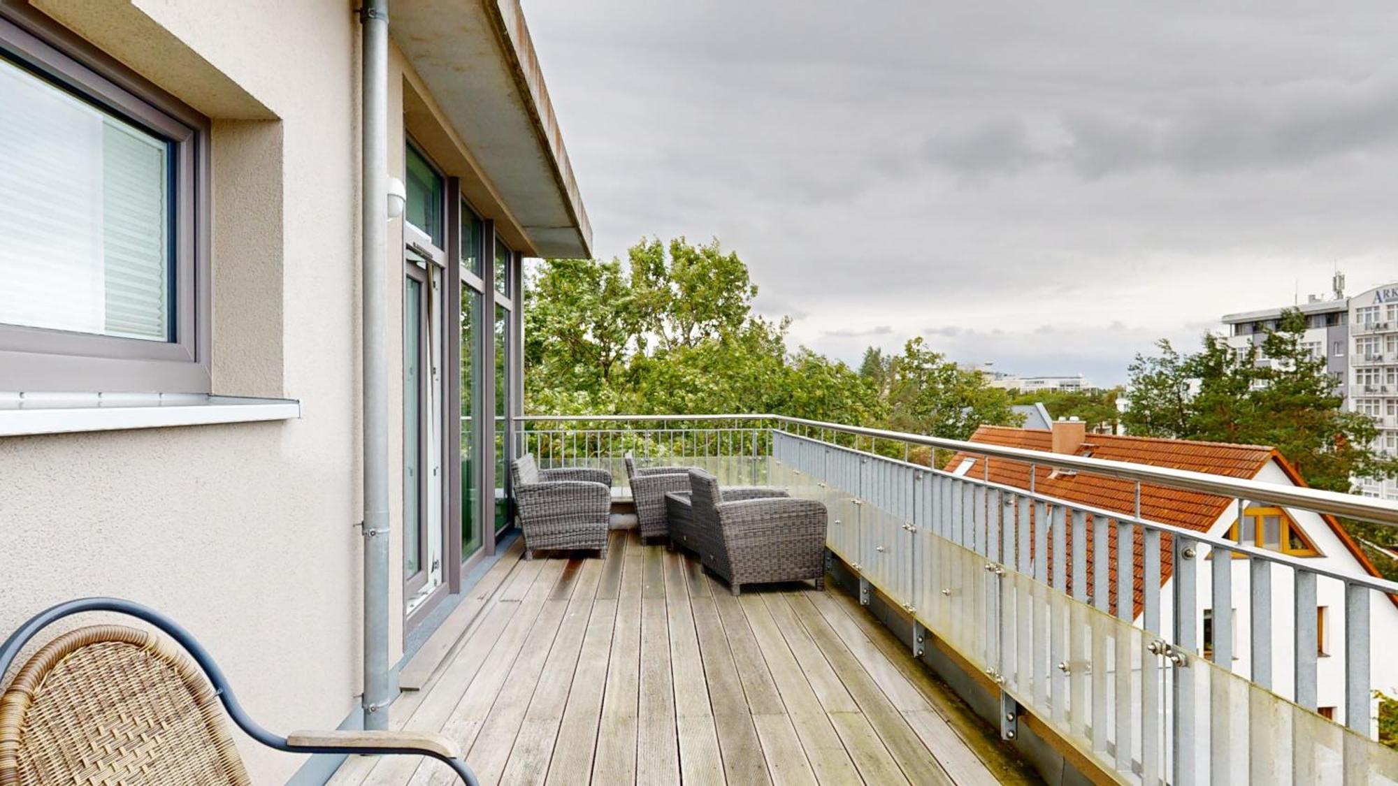 Duenenresort In Binz, Strandnahe Und Moderne Fewos Mit Balkon, Teilweise Mit Meerblick, 외부 사진